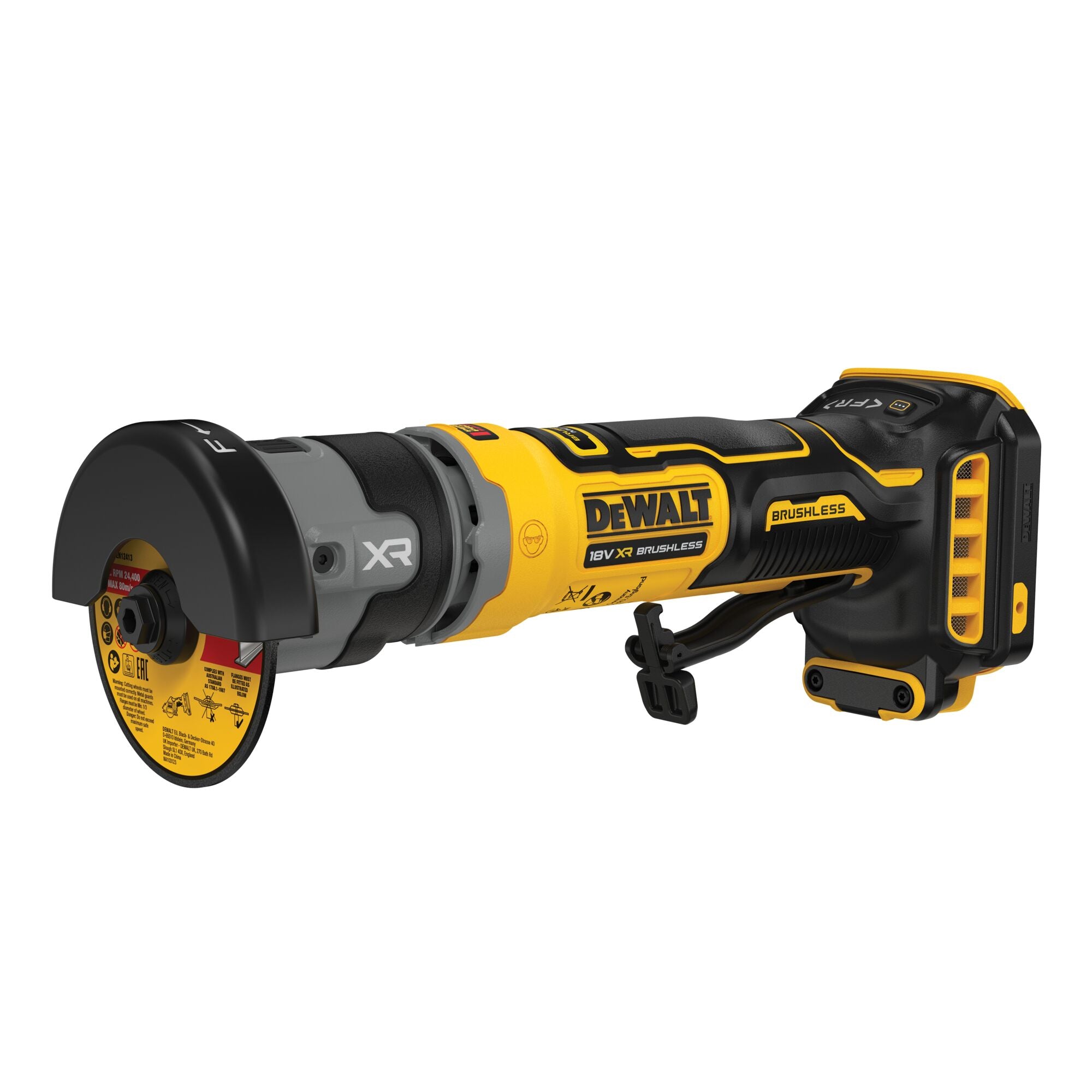 DEWALT DCG430N-XJ | Minitroncatore 76 mm COMPACT GRIP 18V XR Brushless (solo corpo macchina)