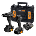 DEWALT DCK2222MP2T-QW | Kit MCLAREN 18V XR trapano percussione e avvitatore impulsi + 2 batterie 5Ah