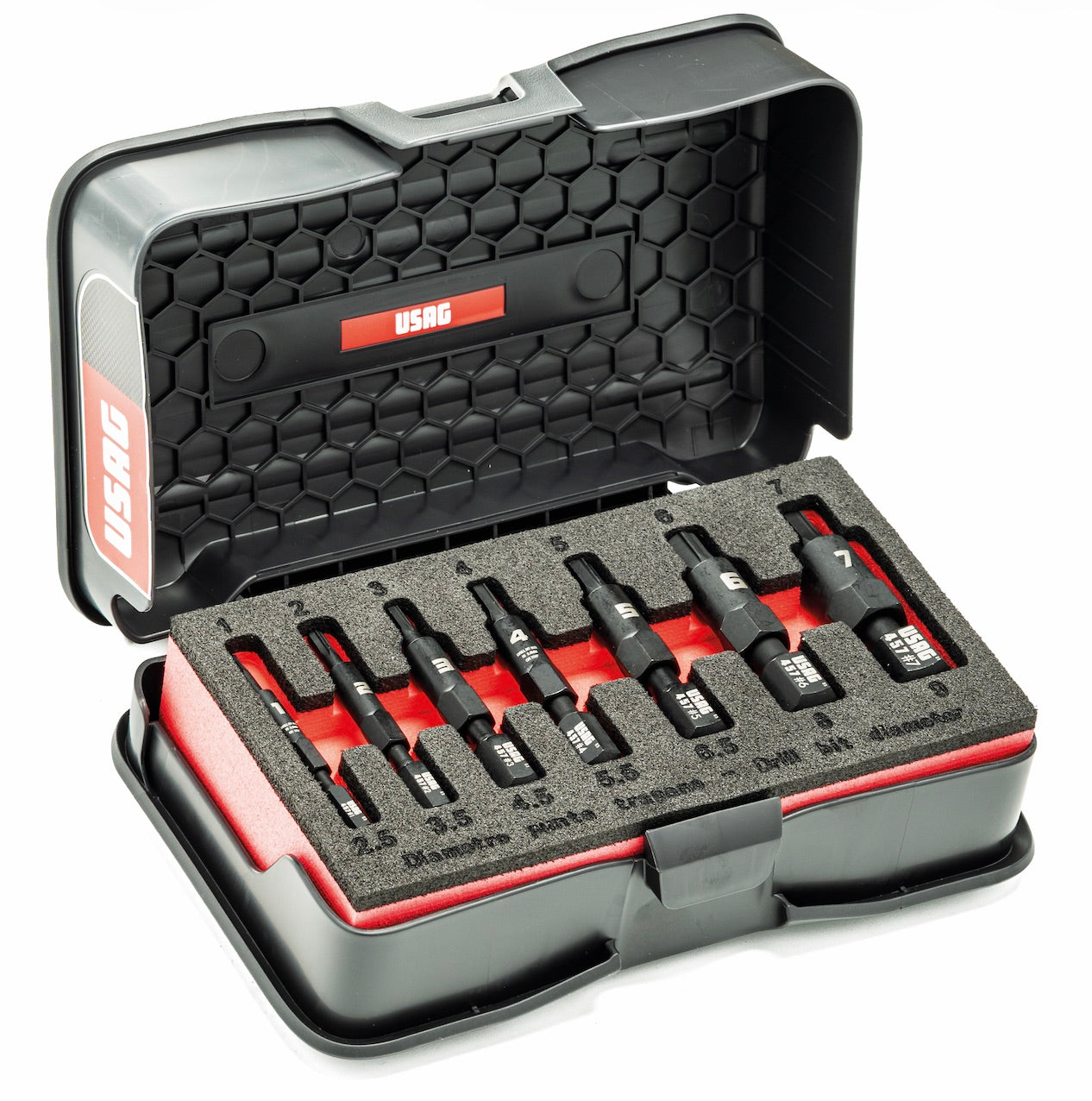 USAG 457 S7 - Set estrattori per viti spezzate 7 pz