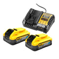DEWALT DCB1104D2-QW Kit Caricabatterie XR + 2 Batterie 18V 2Ah