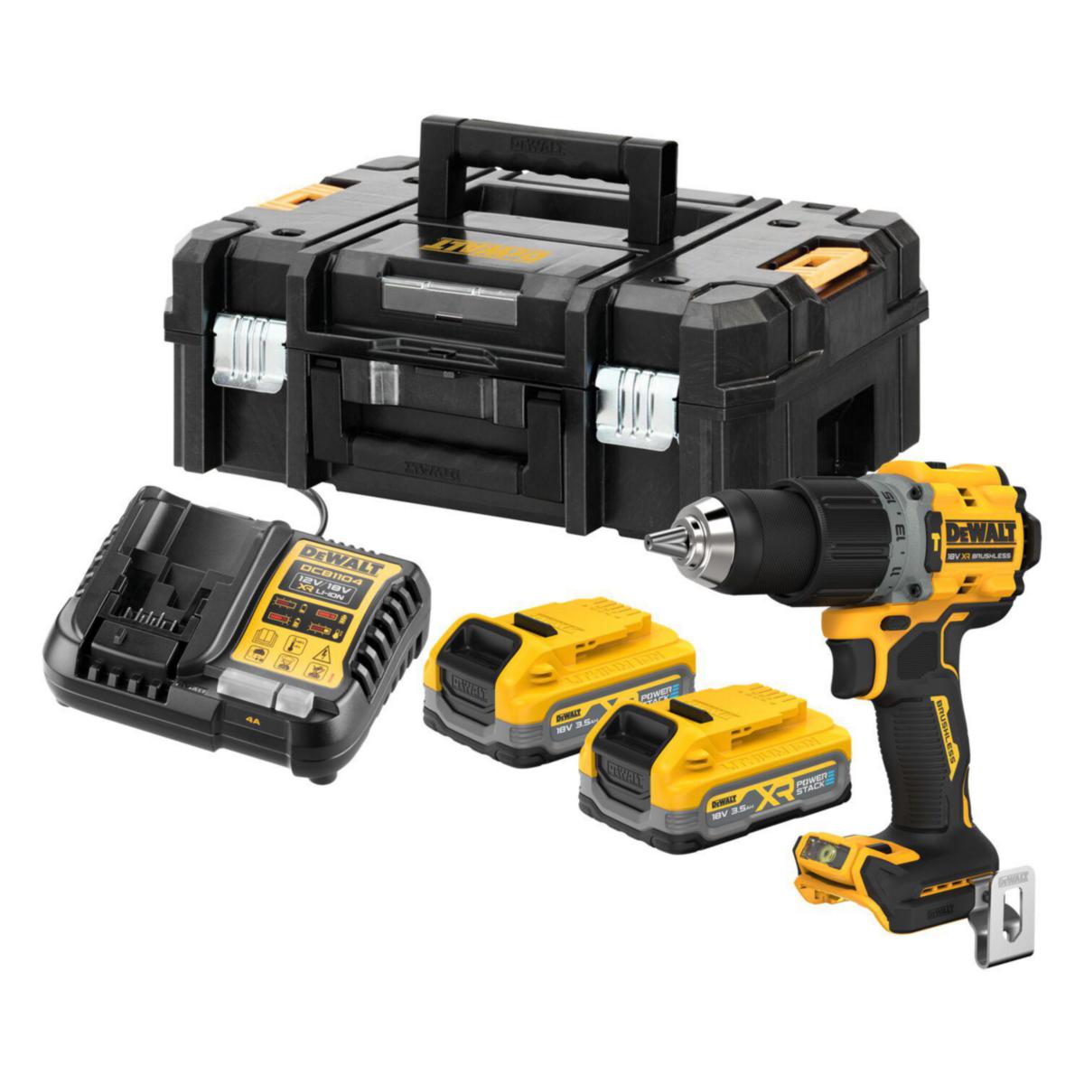 DEWALT DCD805S2T-QW | Trapano Avvitatore con Percussione XR 18V BRUSHLESS