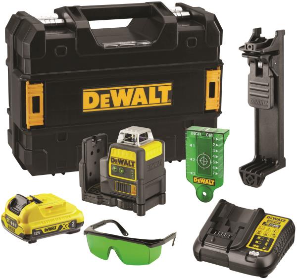 DEWALT DCE0811D1G-QW | Laser autolivellante 3x360° XR 10.8V/12V Raggio Verde