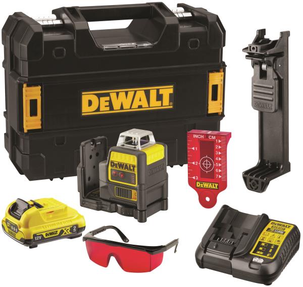 DEWALT DCE0811D1R-QW | Laser autolivellante 2x360° XR 10.8V/12V Raggio Rosso