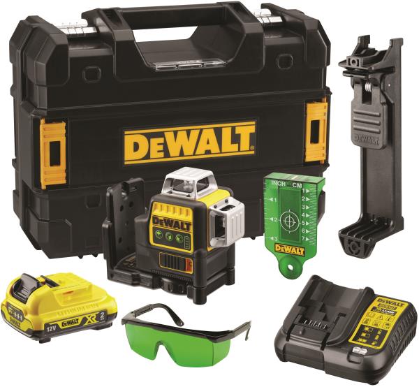 DEWALT DCE089D1G-QW | Laser 3 linee 360° 12V raggio verde