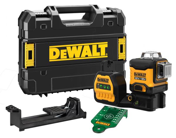 DEWALT DCE089NG18-XJ | Laser autolivellante 3x360° raggio verde 12V/18V