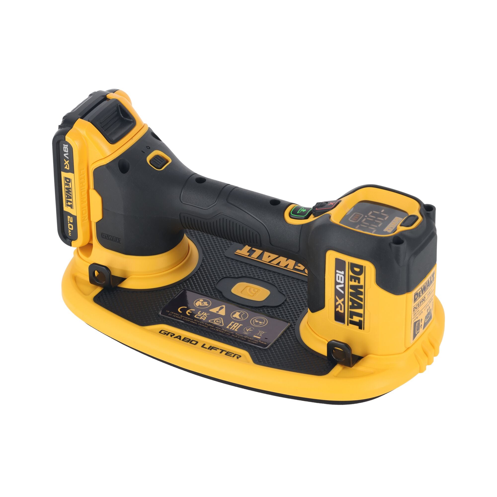 DEWALT DCE590D1T-QW – Sollevatore a vuoto GRABO XR 18V con batteria 2.0Ah e valigetta TSTAK