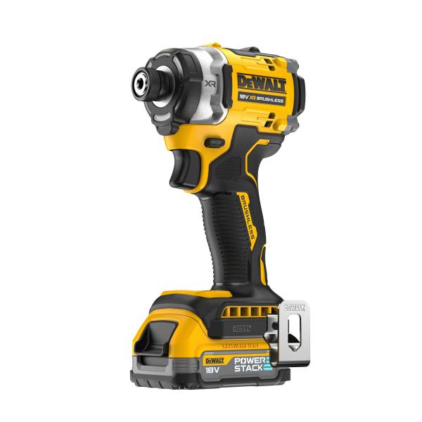 DEWALT DCF860E2T-QW Avvitatore ad impulsi compatto 1/4" 18V XR BRUSHLESS POWERSTACK