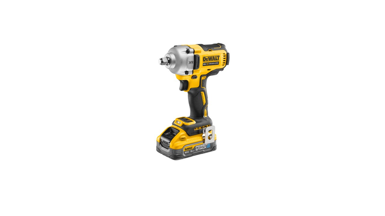 DEWALT DCF891H2T-QW Avvitatore ad impulsi 1/2" 18V XR BRUSHLESS POWERSTACK 5Ah alta potenza