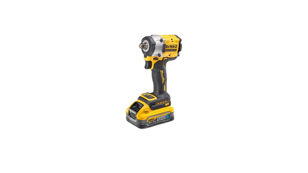 DEWALT DCF921H2T-QW Avvitatore ad impulsi 1/2" 18V XR BRUSHLESS POWERSTACK 5Ah 4 modalità