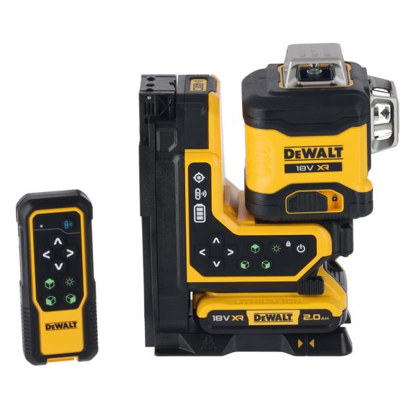 DEWALT DCLE34035D1-QW | Laser 3x360° verde XR 18V con telecomando
