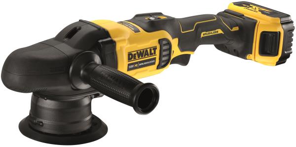 DEWALT DCM848P2-QW – Lucidatrice roto-orbitale 125 mm 18V XR Brushless con 2 batterie 5Ah