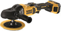 DEWALT DCM849P2-QW – Lucidatrice rotatoria 125–180 mm 18V XR Brushless con 2 batterie 5Ah