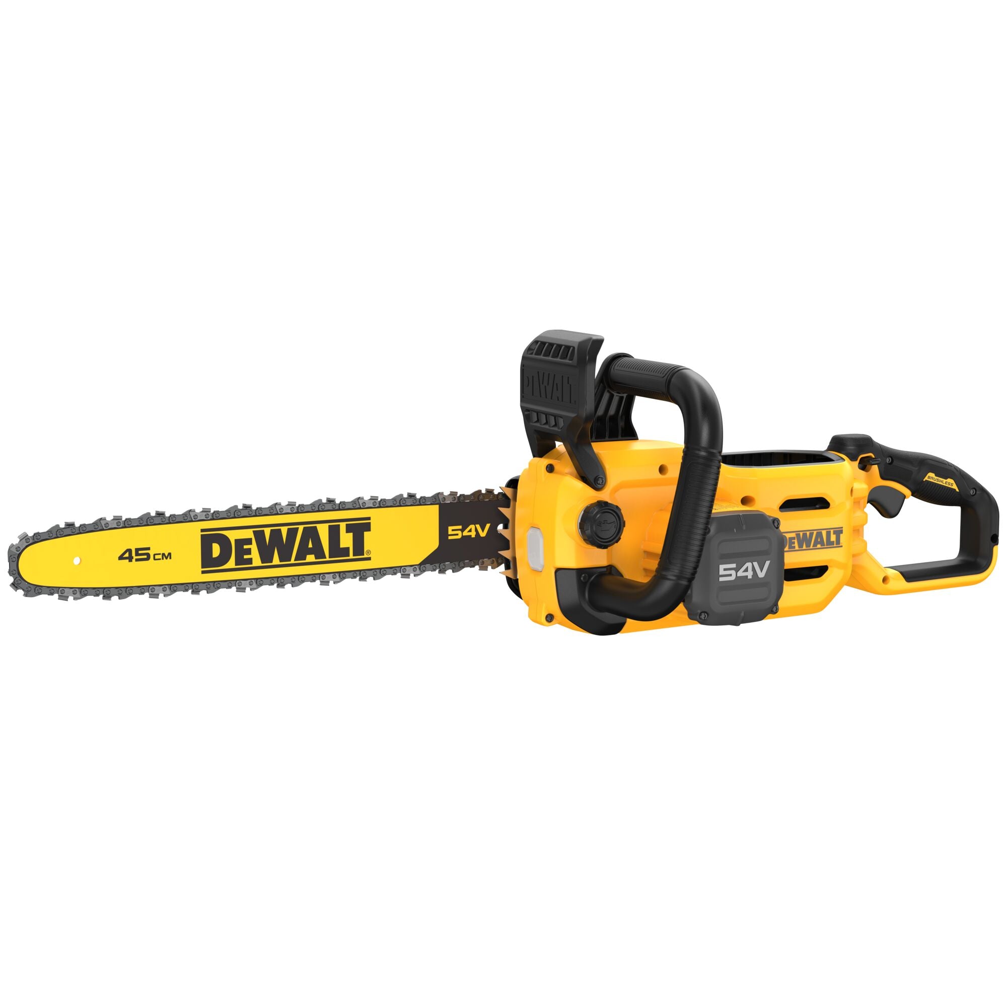 Elettrosega DeWalt DCMCS574X1-QW 54V barra 45 cm con batteria e caricabatterie