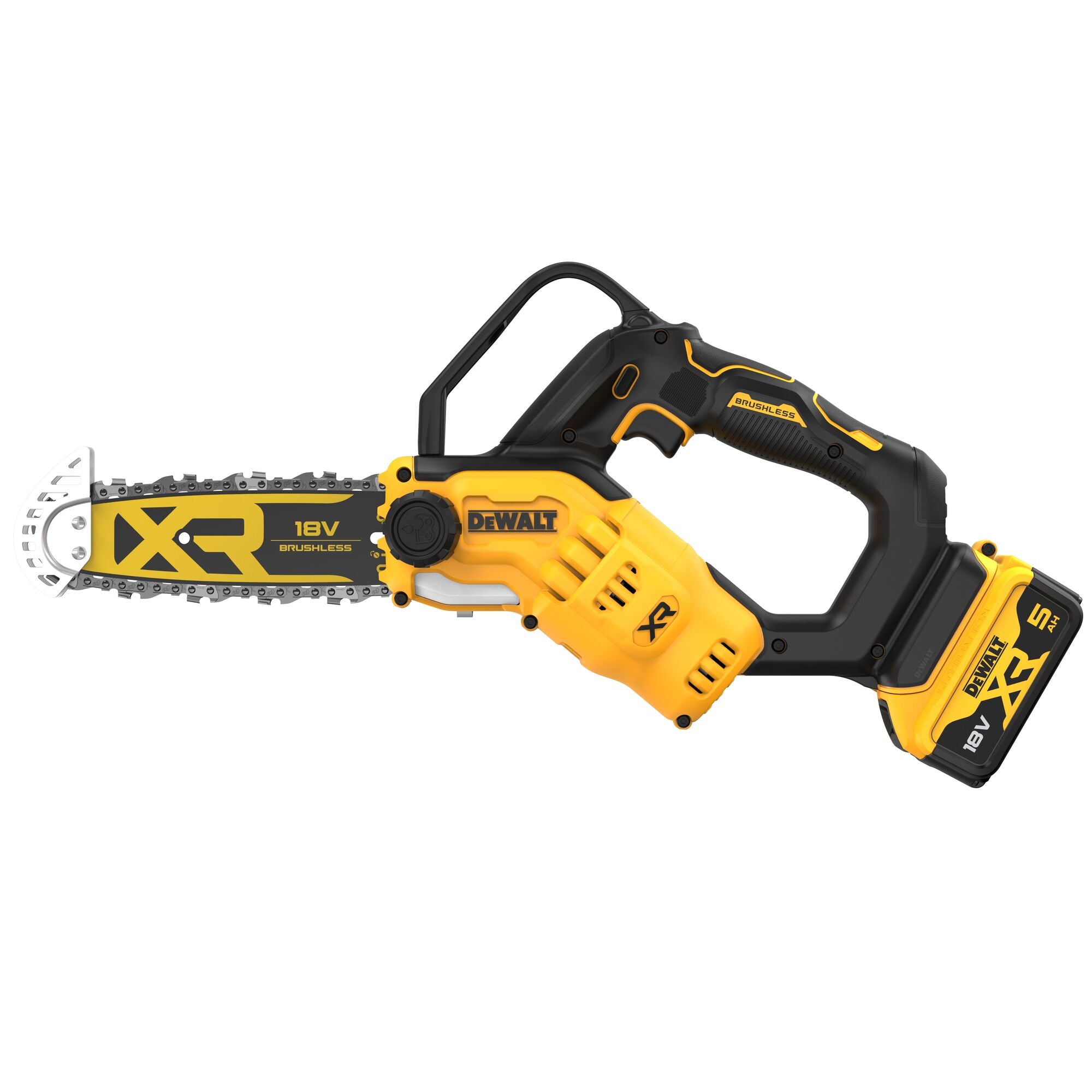 DEWALT DCMPS520P1-QW | Elettrosega potatore XR 18V BRUSHLESS con batteria 5Ah e caricabatterie