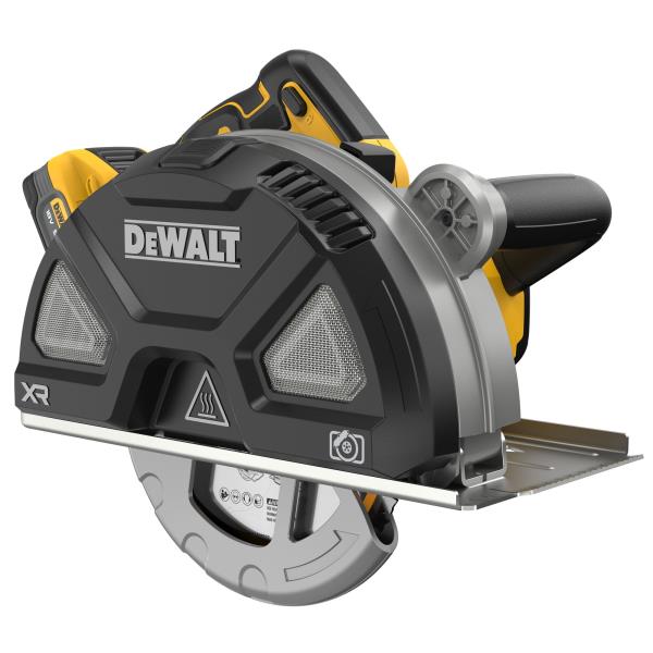 DEWALT DCS383H2-QW – Sega circolare per metalli 184 mm 18V XR BRUSHLESS con batterie POWERSTACK 5Ah