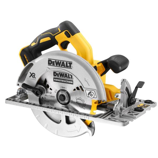 DEWALT DCS572NT-XJ Sega circolare XR 18V Brushless Ø184mm compatibile con guide