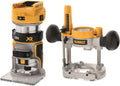 DEWALT DCW604NT-XJ | Elettrofresatrice XR 18V BRUSHLESS con base fissa e ad affondamento