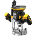 DEWALT DCW620H2-QW | Elettrofresatrice ad affondamento XR 18V BRUSHLESS con 2 batterie Powerstack 5Ah