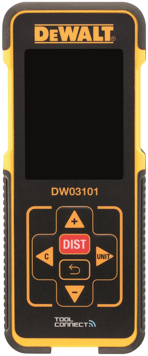 DEWALT DW03101-XJ – Misuratore laser 100 m con Bluetooth e display retroilluminato