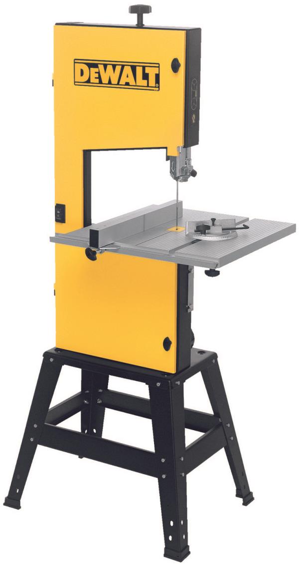 DEWALT DW876-QS – Sega a nastro 1000W a 2 velocità con motore a induzione e basamento
