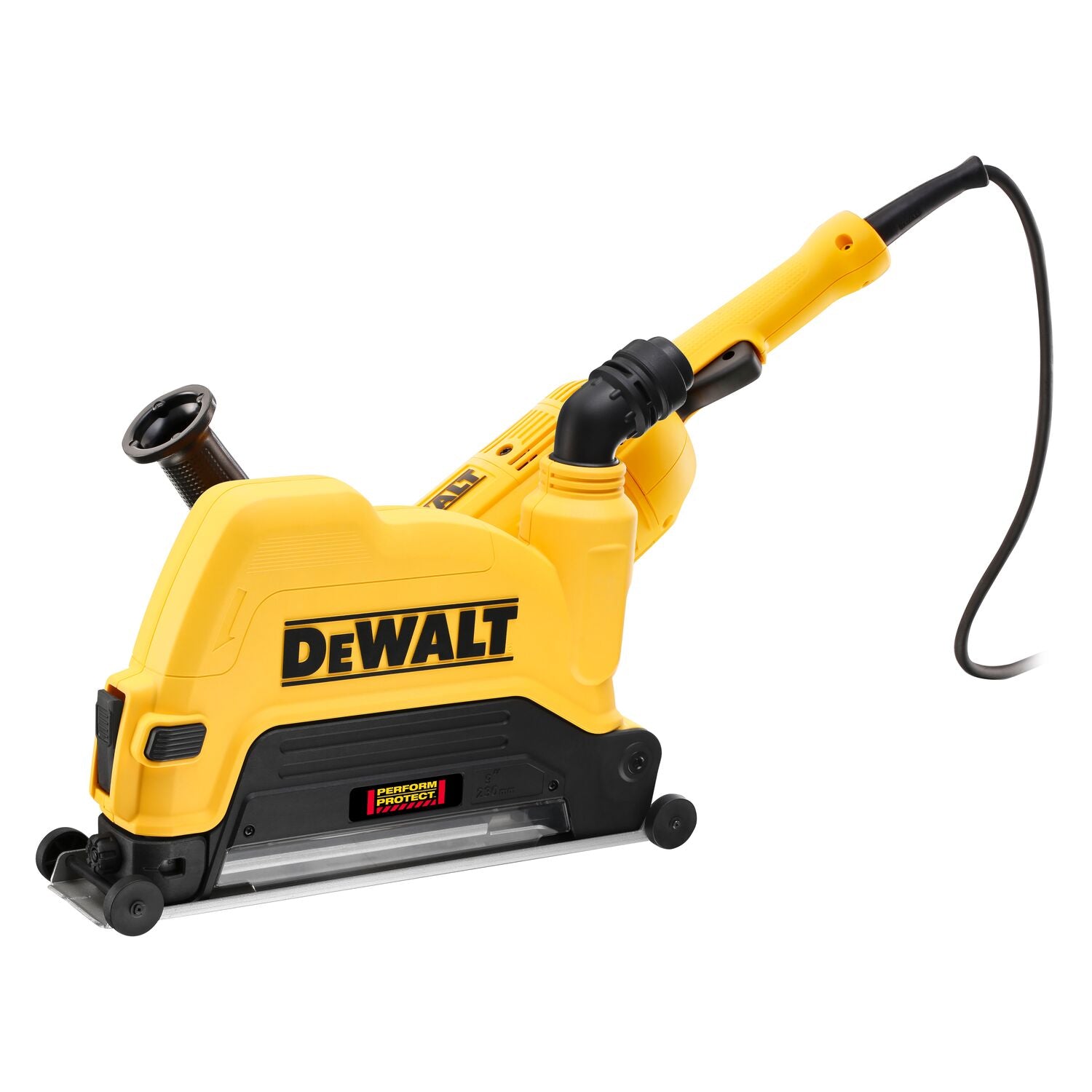 DEWALT DWE492GK-QS – Smerigliatrice angolare 230 mm 2200W con cuffia di aspirazione e disco diamantato