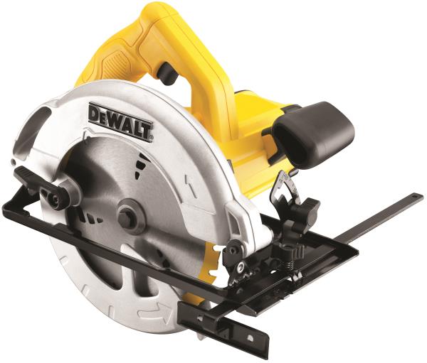 DEWALT DWE560-QS – Sega circolare 184 mm 1350W con guida laterale e accessori