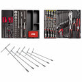 USAG 495 PA | Assortimento autoriparazione 142 pezzi con 2 cassetti