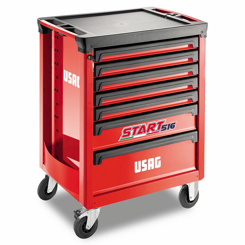 516 ST7V - Carrello START 7 cassetti vuoto professionale officina