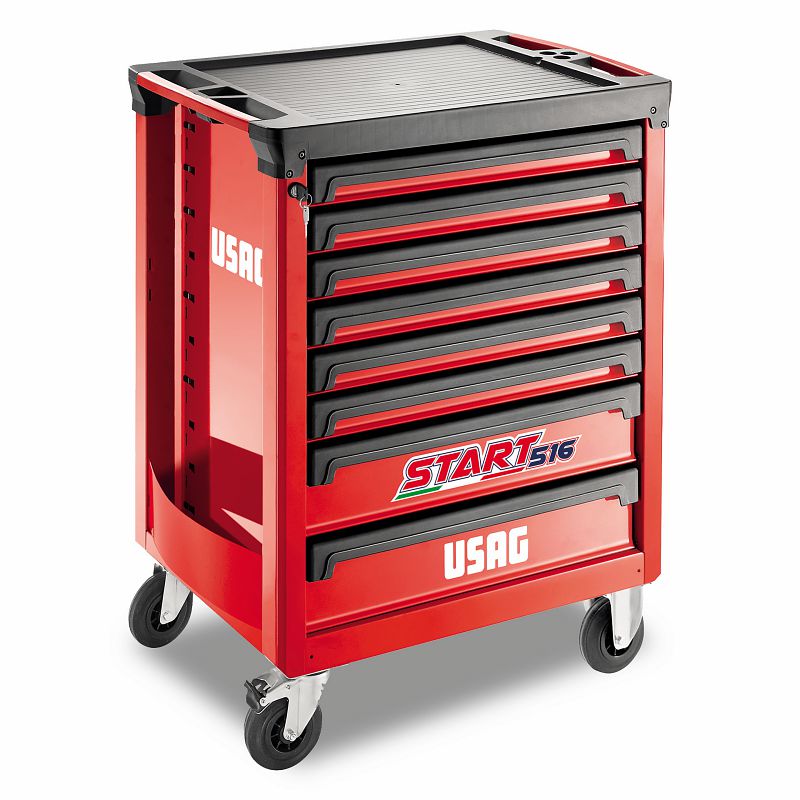 516 ST8V - Carrello START 8 cassetti vuoto professionale officina