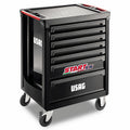 516 ST7NV - Carrello START 7 cassetti vuoto nero professionale officina