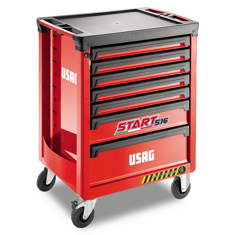 USAG 516 STS7V | Carrello START 7 Cassetti Vuoto con Sistema Antiribaltamento