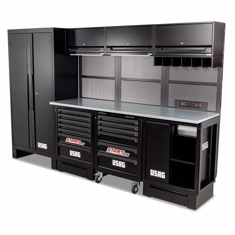 USAG 516 SA/PRA - Arredamento officina con pianale in acciaio