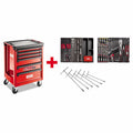USAG 516 ST6PA Carrello START con assortimento autoriparazione 142 pz