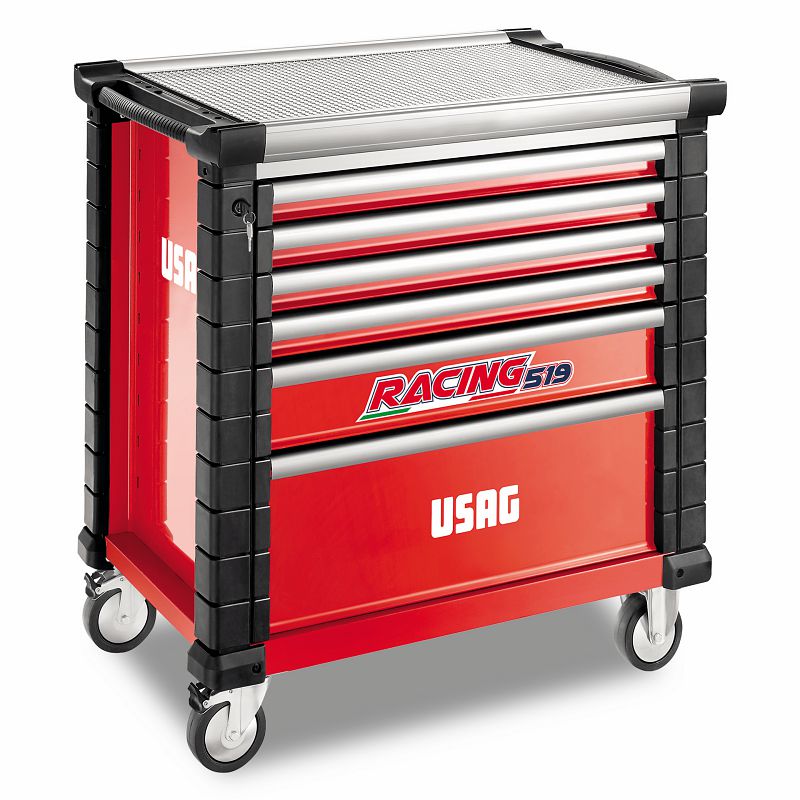 USAG 519 RS6/4V | Carrello RACING 6 Cassetti Vuoto – Portautensili Professionale