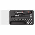 USAG 519/604BA | Modulo in termoformato 18 pezzi 3/8" con cricchetto IP51 e bussole poligonali