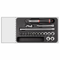 USAG 519/604BEA | Modulo in termoformato 18 pezzi 3/8" con cricchetto IP51 e bussole esagonali
