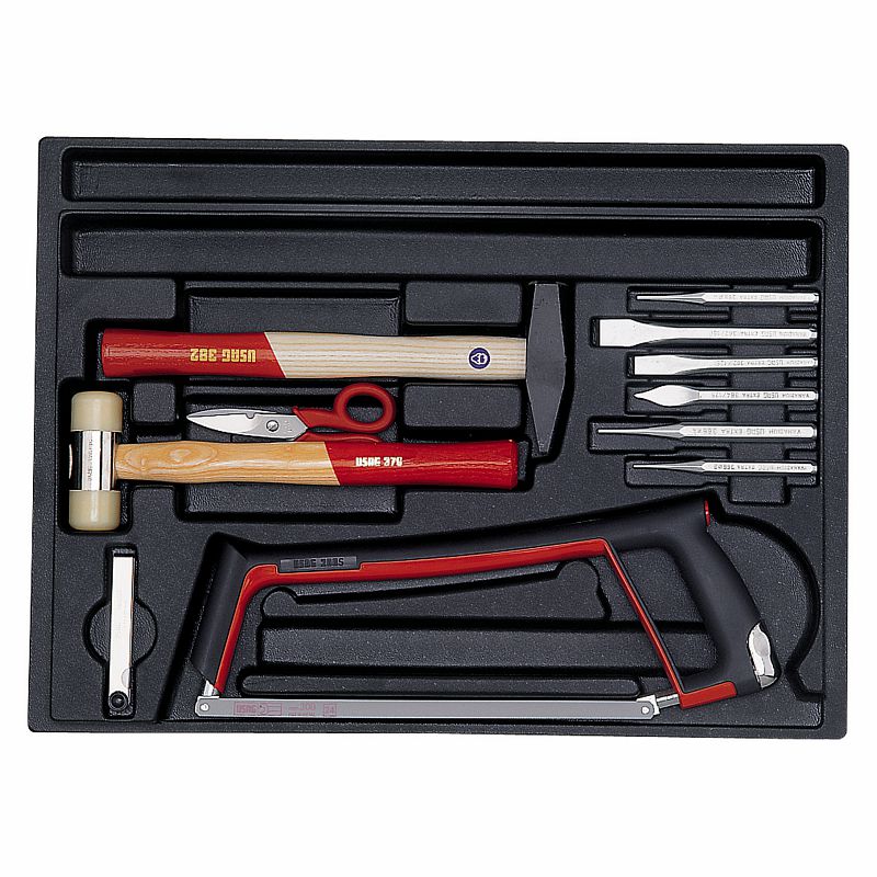 USAG 519/200I | Modulo in termoformato 11 pezzi utensili manuali officina