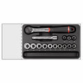 USAG 519/604CA | Modulo in termoformato 15 pezzi 1/2" con cricchetto IP51 e bussole