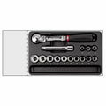 USAG 519/604CB | Modulo in termoformato 15 pezzi 1/2" con cricchetto sigillato
