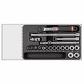 USAG 519/605BA | Modulo in termoformato 20 pz 3/8" con cricchetto IP51 e bussole poligonali