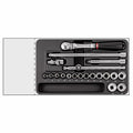 USAG 519/605BB | Modulo in termoformato 20 pezzi 3/8" con bussole e cricchetto sigillato