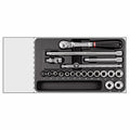 USAG 519/605BEB | Modulo in termoformato 20 pezzi 3/8" con bussole esagonali e cricchetto sigillato
