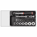 USAG 519/605CA | Modulo in termoformato 19 pz 1/2" con cricchetto IP51 e bussole poligonali