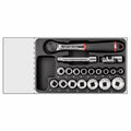 USAG 519/605CEA | Modulo in termoformato 19 pezzi 1/2" con bussole esagonali e cricchetto IP51