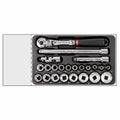 USAG 519/606CEBP | Modulo in termoformato 23 pezzi 1/2" con bussole esagonali e cricchetto con trattenimento bussola