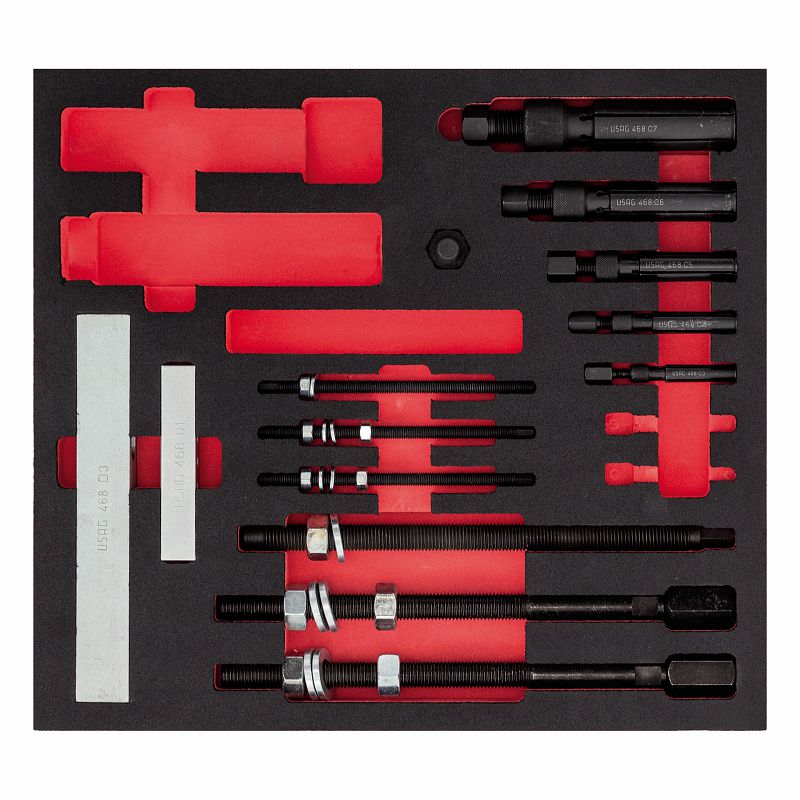 USAG 519 M 468NKS7 – Modulo in spugna bicolore 7 pz con estrattori ad espansione interni