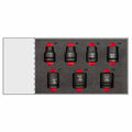 USAG 519 M 235MD7 Modulo spugna bicolore assortito 7 pz
