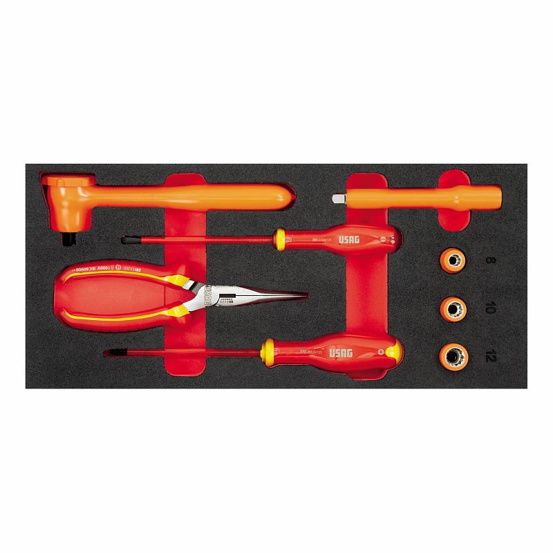 USAG 519 M 098HYB8 Modulo spugna bicolore assortito 8 pz