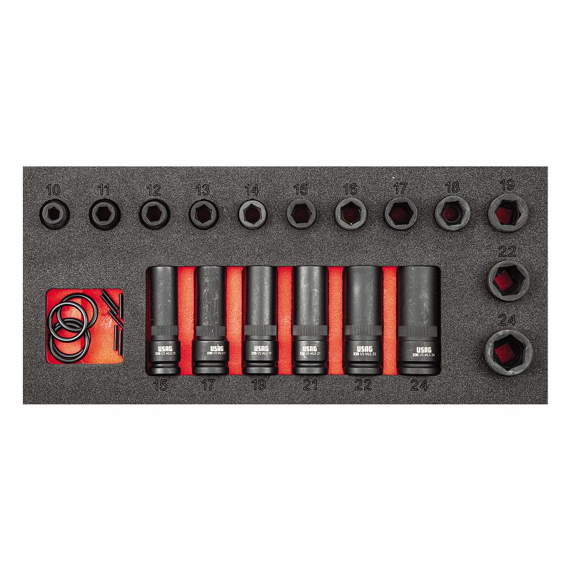 USAG 519 M 235M1 Modulo spugna bicolore assortito 18 pz