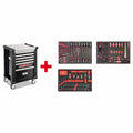 USAG 519 RS6/3NMA Carrello RACING con assortimento autoriparazione 155 pz